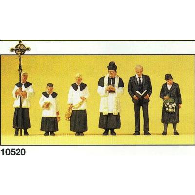 Preiser Beerdigung, katholischer Geistlicher 10520 Bild 1 / 1