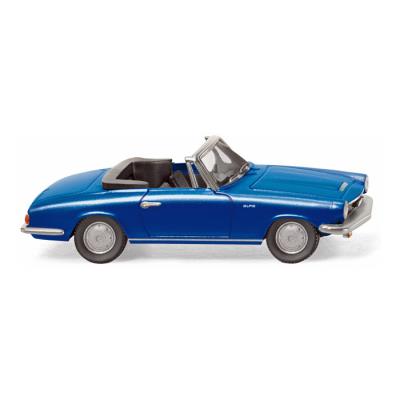 Wiking Glas 1700 GT Cabrio blau 186 49 Bild 1 / 1