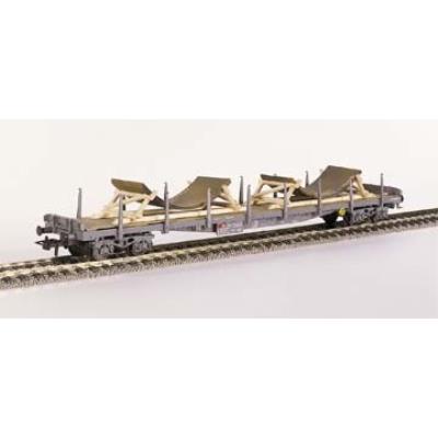 HAG Flachwagen beladen mit Blech-Segm. DC SBB, Typ RS 70043 Bild 1 / 1