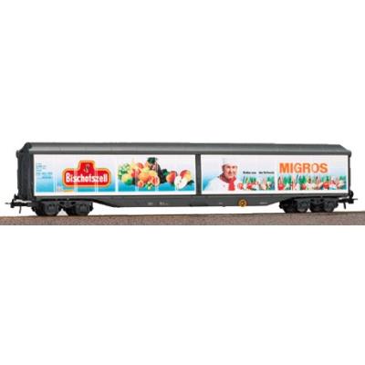 HAG Geschlossener Güterwagen 4-achsig DC SBB,  Typ Habils, Migros 74025 Bild 1 / 1